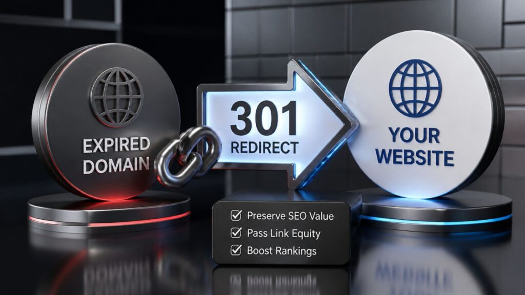 how to redirect an expired domain